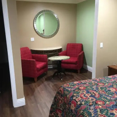 Отель American Inn & Suites LAX Airport 2* Стандартный номер с различными типами кроватей фото 9