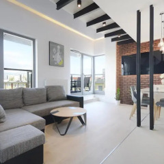 Апартаменты Dom & House - Apartments Waterlane Люкс с различными типами кроватей фото 17