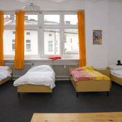 Rixpack Hostel Neukölln Кровать в общем номере с двухъярусной кроватью фото 20