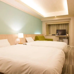HOTEL FUKURACIA Harumi 3* Стандартный номер с различными типами кроватей фото 5