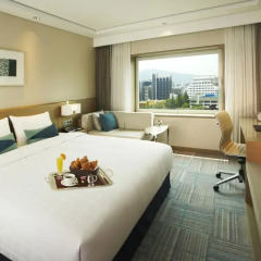 Отель Novotel Ambassador Seoul Gangnam 4* Стандартный номер с различными типами кроватей фото 2