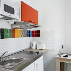 Отель Amber Gardenview Studios Студия с различными типами кроватей фото 14