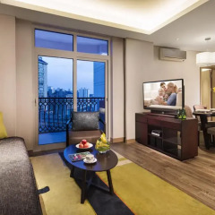 Отель Somerset Xu Hui Shanghai 4* Улучшенные апартаменты с различными типами кроватей