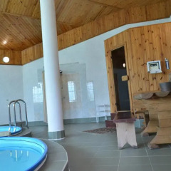 Гостиница Cottage with sauna and pool Коттедж разные типы кроватей фото 28