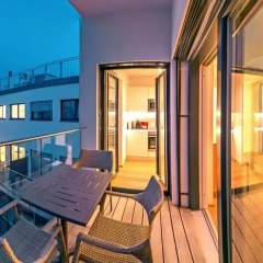 Апартаменты Wienwert Apartments Getreidemarkt Улучшенные апартаменты с различными типами кроватей фото 5