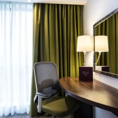 Отель Hampton by Hilton Exeter Airport 3* Стандартный номер с различными типами кроватей фото 6