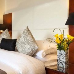 Отель Delta by Marriott Jumeirah Beach 4* Улучшенный номер с различными типами кроватей фото 4