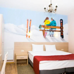 Hotel BoogelWoogel Bar Роза Хутор 3* Стандартный номер с различными типами кроватей фото 4