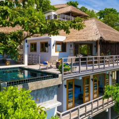 Отель Cape Shark Pool Villas 4* Вилла с различными типами кроватей фото 25