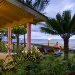 Отель Fiji Hideaway Resort and Spa 3* Бунгало с различными типами кроватей фото 5