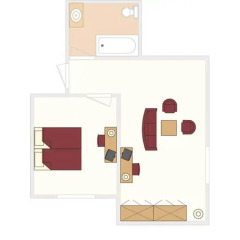 The Three Corners Hotel Art 3* Номер Комфорт с различными типами кроватей фото 9