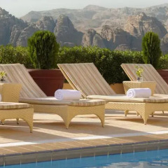 Отель Petra Marriott Hotel Иордания, Вади-Муса - отзывы, цены и фото номеров - забронировать отель Petra Marriott Hotel онлайн бассейн фото 2