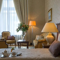 Гостиница Метрополь 5* Улучшенный номер двуспальная кровать фото 6