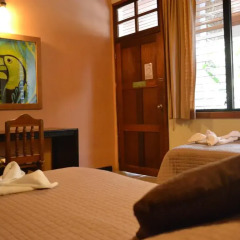 Hotel Jaguar Inn Tikal 3* Бунгало с различными типами кроватей фото 3