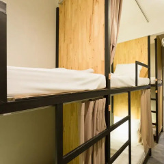 Homie Hostel & Cafe' 2* Кровать в общем номере фото 3