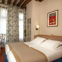 Отель Hôtel de Lutèce 3* Стандартный номер с различными типами кроватей фото 12