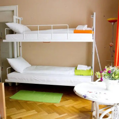 Hostel Beogradjanka Кровать в общем номере с двухъярусной кроватью фото 8