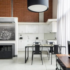 Апартаменты Barcelona Apartment Republica Улучшенные апартаменты с двуспальной кроватью