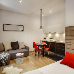 Отель Apartamenty Radowid w centrum z basenem i parkingiem Польша, Закопане - отзывы, цены и фото номеров - забронировать отель Apartamenty Radowid w centrum z basenem i parkingiem онлайн комната для гостей фото 3