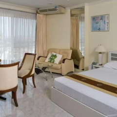 Апартаменты Jomtien View Talay 1 Studio Apartment Паттайя комната для гостей фото 3