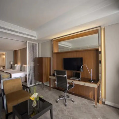 Отель Taj Dubai 5* Номер Luxury с различными типами кроватей фото 2