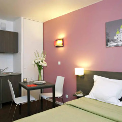 Отель Aparthotel Adagio access Paris Asnieres 2* Студия с различными типами кроватей фото 3
