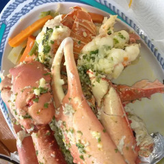Hotel y Restaurante Cesar Mariscos питание