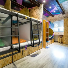 Chillout Hostel Zagreb Кровать в общем номере с двухъярусными кроватями фото 38