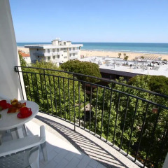 Residence Hotel Angeli Римини балкон