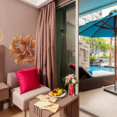 Отель Grand Mercure Phuket Patong 5* Улучшенный номер с двуспальной кроватью фото 5