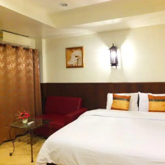 Апартаменты Chaba Garden Apartment Паттайя комната для гостей фото 5