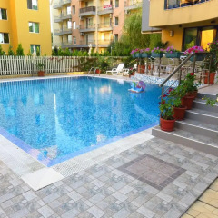 Отель Aparthotel Aquaria Солнечный берег бассейн
