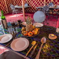 Отель Ali & Sara's Desert Palace Марокко, Мерзуга - отзывы, цены и фото номеров - забронировать отель Ali & Sara's Desert Palace онлайн питание фото 2