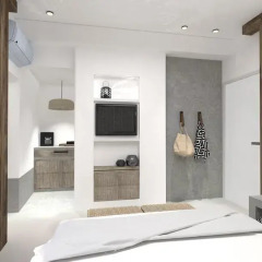Отель Antigoni Beach Resort 4* Стандартный номер двуспальная кровать фото 17