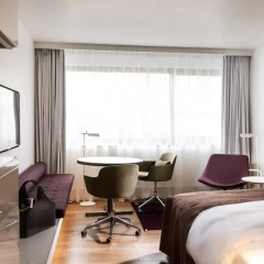 Отель Scandic Frankfurt Museumsufer 4* Стандартный номер с различными типами кроватей фото 11