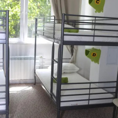 Hostel Chemodan Кровать в общем номере с двухъярусной кроватью фото 9