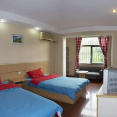 Dengba Hostel Chengdu Branch Стандартный семейный номер с двуспальной кроватью