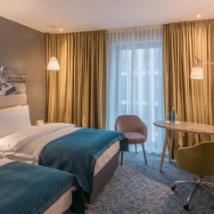 Отель Holiday Inn Dusseldorf City Toulouser Allee 4* Стандартный номер с 2 отдельными кроватями фото 4