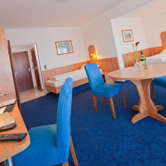 Apartment-Hotel Hamburg Mitte 3* Стандартный семейный номер разные типы кроватей фото 9