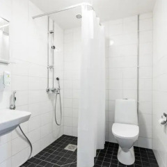 Отель Forenom Aparthotel Helsinki Herttoniemi Стандартный номер с различными типами кроватей фото 21