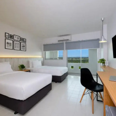 Отель Ruenthip Residence Pattaya 4* Улучшенный номер с 2 отдельными кроватями фото 7