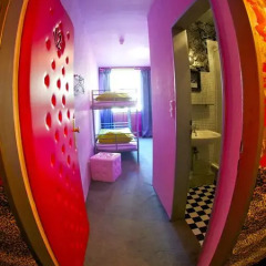 Hostel Kiezbude Стандартный номер с различными типами кроватей фото 7