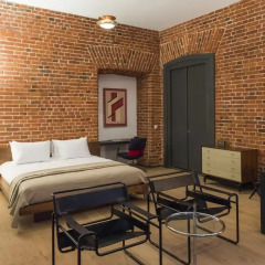 Дизайн-отель Brick 4* Люкс с различными типами кроватей фото 13