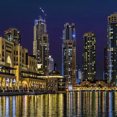 Апартаменты Downtown Al Bahar Apartments Дубай приотельная территория