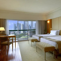 Отель Fairmont Singapore 5* Номер Делюкс фото 4