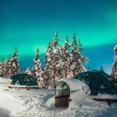 Отель Kakslauttanen Arctic Resort - Igloos and Chalets 4* Стандартный номер с различными типами кроватей фото 3