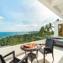 Отель Tropical Sea View Residence Таиланд, Самуи - отзывы, цены и фото номеров - забронировать отель Tropical Sea View Residence онлайн балкон