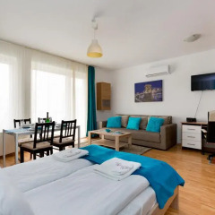 Апартаменты Sun Resort Apartments Студия Делюкс с различными типами кроватей фото 13