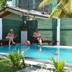 Отель Aura Beach Villa Шри-Ланка, Берувела - отзывы, цены и фото номеров - забронировать отель Aura Beach Villa онлайн бассейн