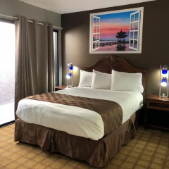 Отель Knights Inn Los Angeles Central / Convention Center Area 2* Стандартный номер с различными типами кроватей фото 9